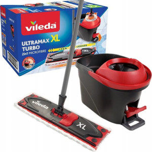 Mop Obrotowy Zestaw Vileda Ultramax Turbo Xl 42 Cm