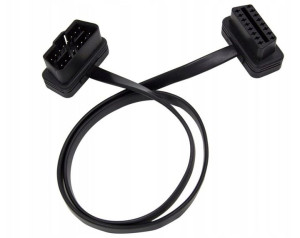 Przedłużacz OBD2 Przejściówka Kabel 55cm Płaski