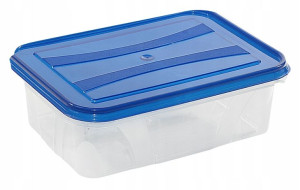 Pojemnik Pudełko Plastikowy Na Jedzenie Mocny 2,1L