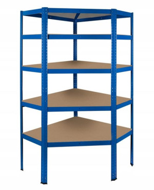 Regał Magazynowy 180x90x40 Metalowy Narożny 875kg