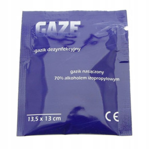 Gazik Dezynfekcyjny Do Skóry Z Alkoholem 135x130mm