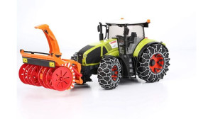 Bruder 03017 Traktor Claas Z Pługiem Śnieżnym
