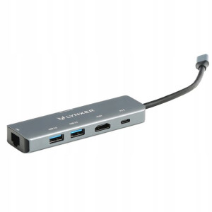 Hub Usb-c Adapter 7w1 Hdmi 4k / Usb 3.0 / Czytnik