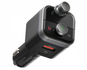 Transmiter Fm Bluetooth + Zestaw Głośnomówiący