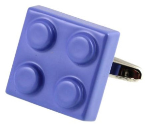 Zestaw Spinki do mankietów pudełko KLOCEK LEGO