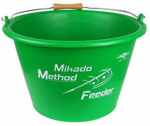 Wiadro Mikado Method Feeder 17l - Zielone
