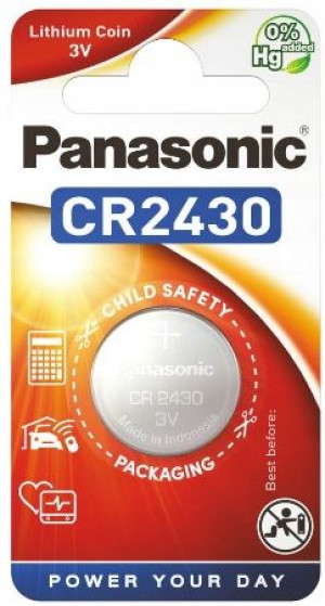 Bateria litowa PANASONIC CR2430 3V 285mAh 1 SZTUKA