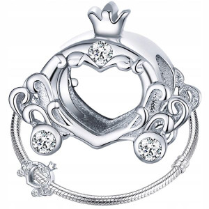 CHARMS KAROCA KARETA srebro koralik beads S925