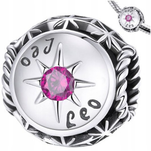 CHARMS ZNAK ZODIAKU LEW koralik srebro pr 925