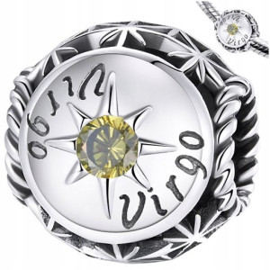CHARMS ZNAK ZODIAKU PANNA koralik srebro pr 925