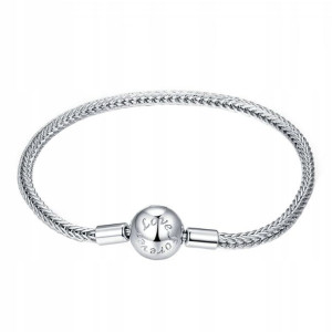 Bransoletka SREBRNA MODUŁOWA do charms S925 damska