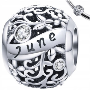 CHARMS MIESIĄCE CZERWIEC srebro pr 925 koralik