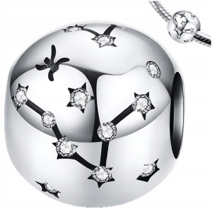 CHARMS ZNAK ZODIAKU RYBY koralik srebro pr 925