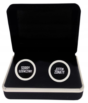 Spinki do mankietów SORRY DZIEWCZYNY JESTEM ŻONATY