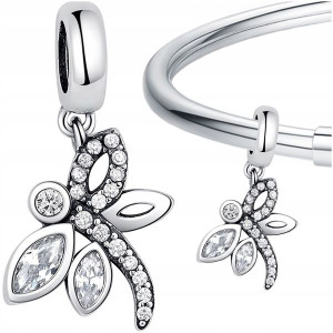 CHARMS WAŻKA srebro 925 zawieszka beads koralik