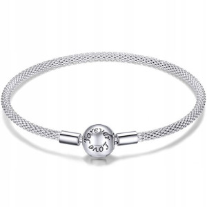 Bransoletka modułowa srebrna do CHARMS LOVE pr 925