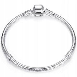 Bransoletka modułowa do CHARMS beads srebro pr 925