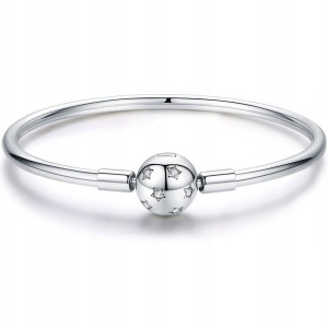 Bransoletka modułowa do CHARMS GWIAZDA srebro 925