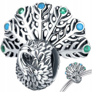 CHARMS SREBRNY PAW srebro 925 koralik zawieszka