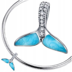 CHARMS SYRENI OGON srebro 925 zawieszka koralik