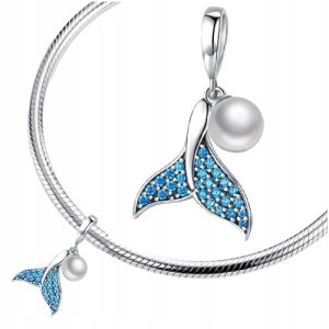 CHARMS SYRENI OGON srebro 925 zawieszka koralik