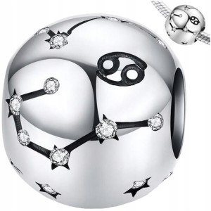 CHARMS srebro 925 ZNAK ZODIAKU RAK zawieszka pr925