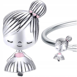CHARMS srebro 925 DZIEWCZYNKA zawieszka koralik