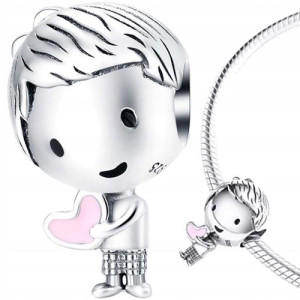 CHARMS CHŁOPIEC srebro 925 zawieszka koralik S925