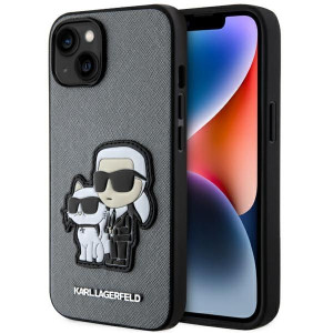 Etui Karl Lagerfeld KLHCP14SSANKCPG Apple iPhone 14 hardcase srebrny/silver