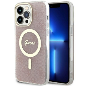 Etui Guess GUHMP13XH4STP Apple iPhone 13 Pro Max różowy/pink hardcase 4G Ma