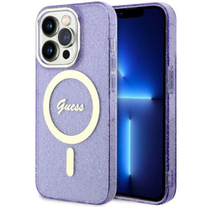 Etui Guess GUHMP14LHCMCGU Apple iPhone 14 Pro purpurowy/purple hardcase Gli