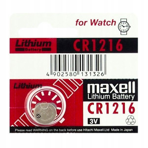 Bateria litowa MAXELL CR1216 3V JAPOŃSKA 25 mAh 1 SZTUKA