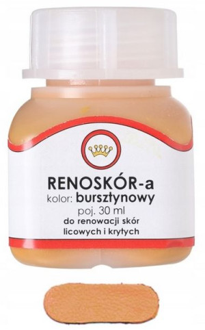Farba do skóry Renoskór BURSZTYNOWY 30ml