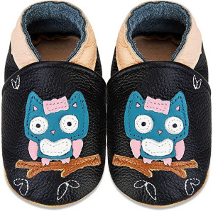 Buty Niemowlęce Dziecięce Skórzane Kapcie Na 0-6 Msc
