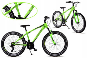 ROWER MTB JR 24 KANDS LORENZO seledynowy 2023