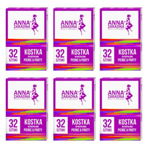 6x Rozpałka do Grilla Podpałka Kominka Kostka 32szt (192)