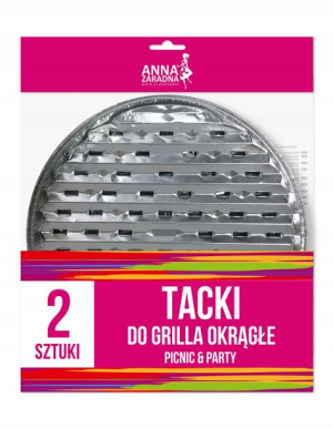 Aluminiowe Tacki do Grilla Jednorazowe Tacka 2 szt