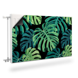MATA MAGNETYCZNA NA KALORYFER Egzotyczne Liście Monstera 100cm x 60cm