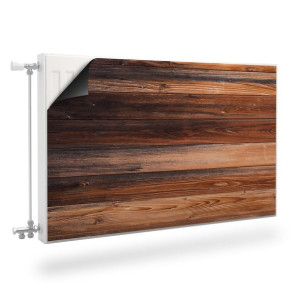 MATA Magnetyczna Kaloryfera Ciemne Deski Dekoracja 110cm x 60cm