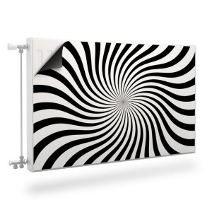 MATA MAGNETYCZNA Grzejnika Iluzja Abstrakcja 90cm x 60cm