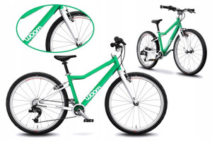 ROWER DZIECIĘCY ALU 24" WOOM 5 mint green 2023