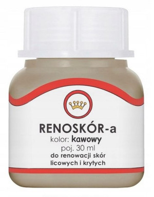 Farba do skóry Renoskór KAWOWY 30ml
