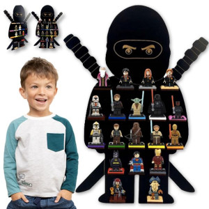 Ninja Wojownik Półka Regał Na Klocki Ludziki Lego