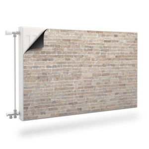 MATA Magnetyczna Kaloryfera Beżowe Cegły Mur 100cm x 60cm