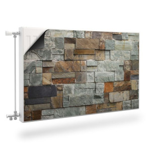 MATA Magnetyczna Na Kaloryfer Kamienna Ściana Mur 120cm x 60cm