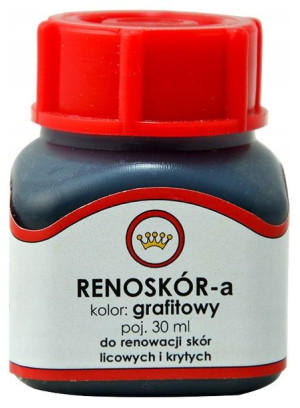 Farba do skóry Renoskór GRAFITOWY 30ml