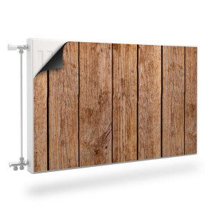 Osłona Magnetyczna Na Grzejnik Stare DESKI Imitacja Drewna 80cm x 60cm