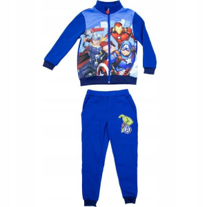 Dres Avengers 140 rozpinana bluza + spodnie 10+