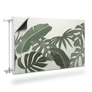 Osłona MAGNETYCZNA Kaloryfera Tropikalne Liście MONSTERA 100cm x 60cm