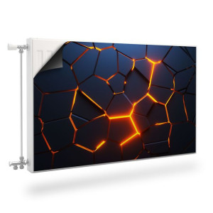 Osłona MAGNETYCZNA Grzejnika Abstrakcyjne Tło Efekt 3D 80cm x 60cm